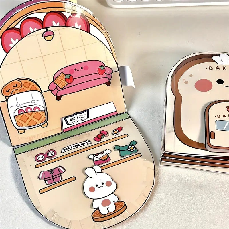 Cute Bunny Dress-Up Playset