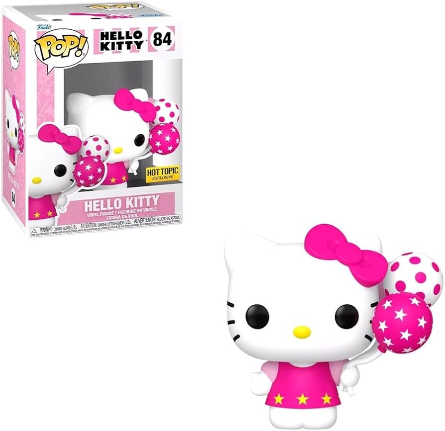 Hello Kitty with Balloons Pop! Vinyl Figure 8cm
