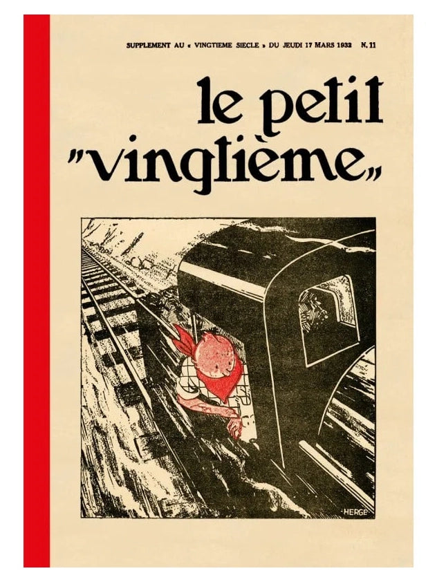 TinTin Le Petit Vingtieme A5 Notebook - Train