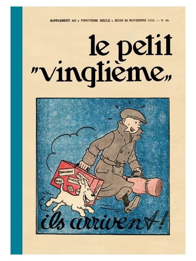 TinTin Le Petit Vingtieme A5 Notebook - Ils Arrivent