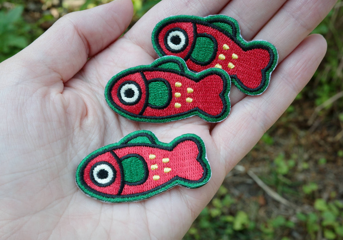Strawberry Fish Patch detail view 5