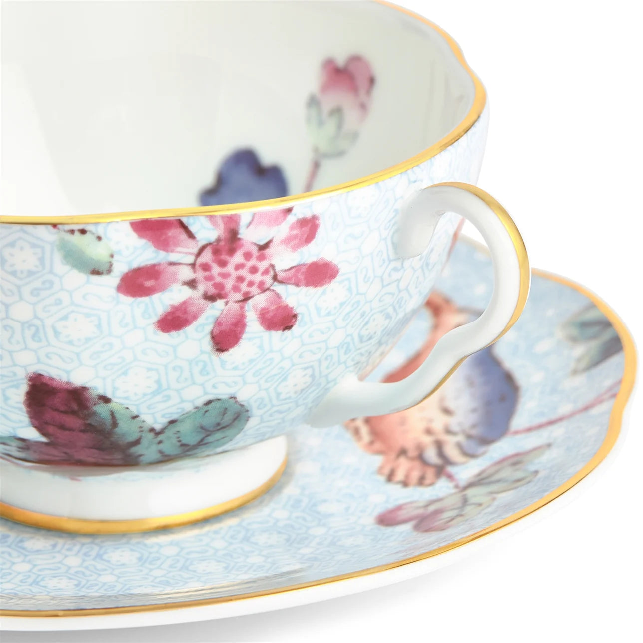 Cuckoo Green Teacup & Saucer Set