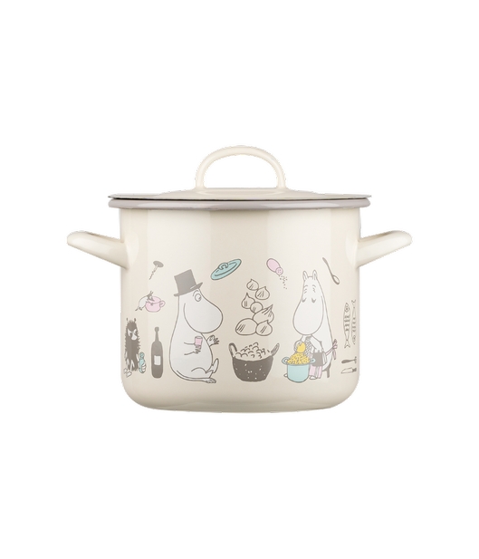 Moomin Bon Appétit Enamel Pot with Lid 2.5L