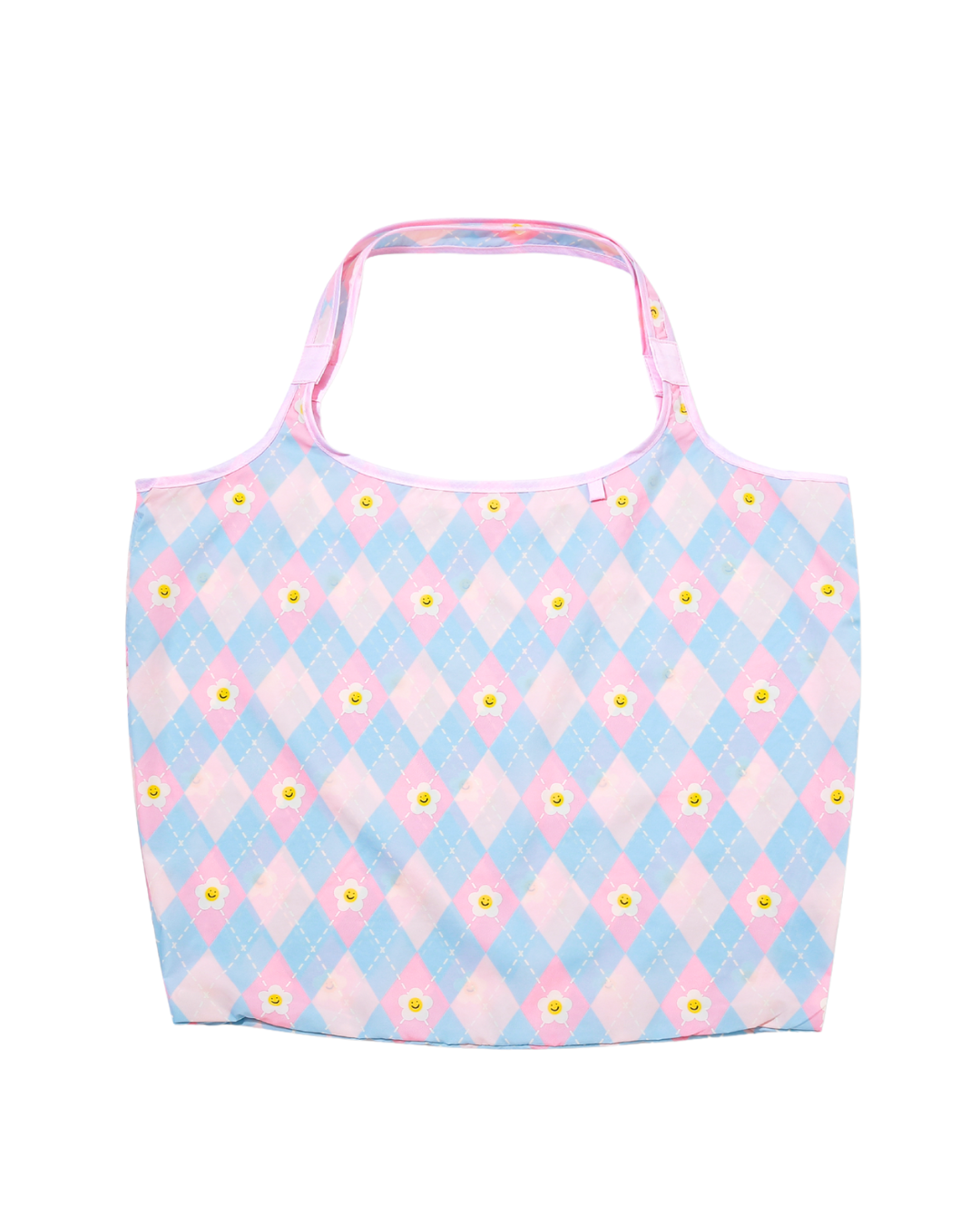 Potted Daisy Plant Plushie XL Reusable Bag