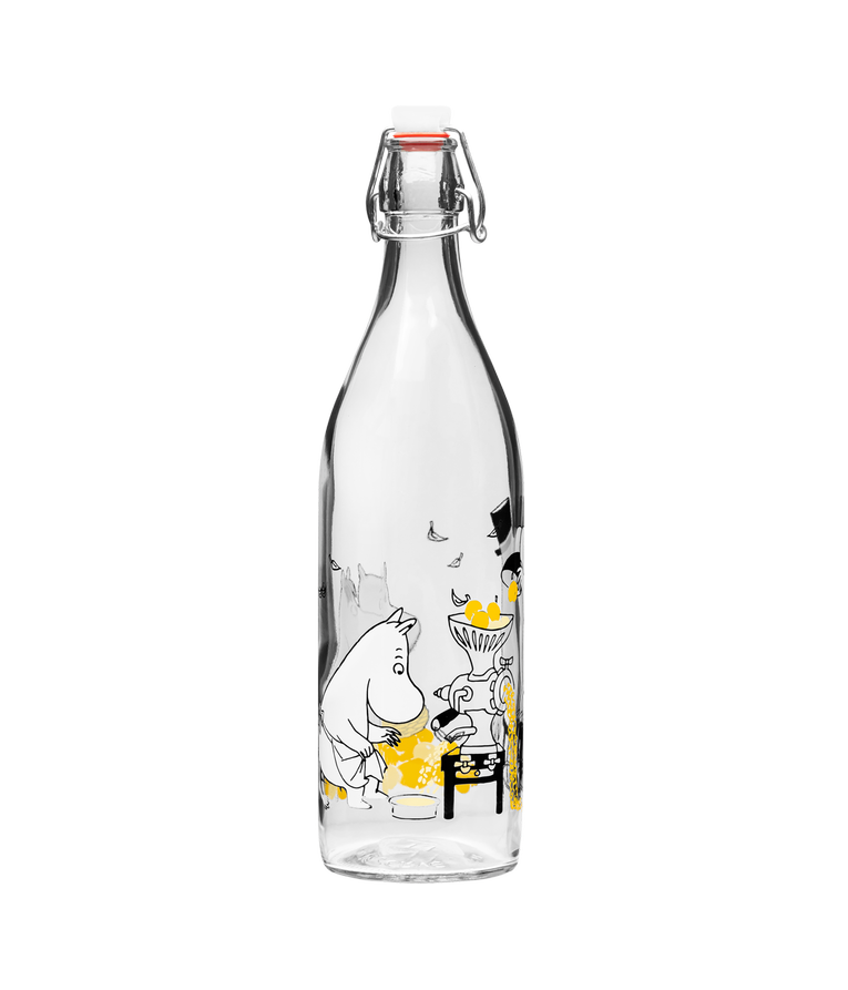 Moomin Fruits Glass Bottle 1L - view 3