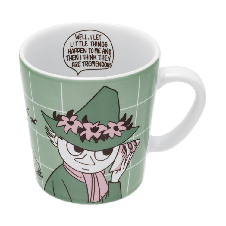 Moomin Arabia – Moomin Pop Mug (Snufkin / Check)