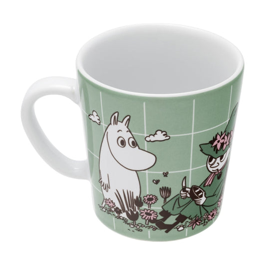 Moomin Arabia – Moomin Pop Mug (Snufkin / Check)