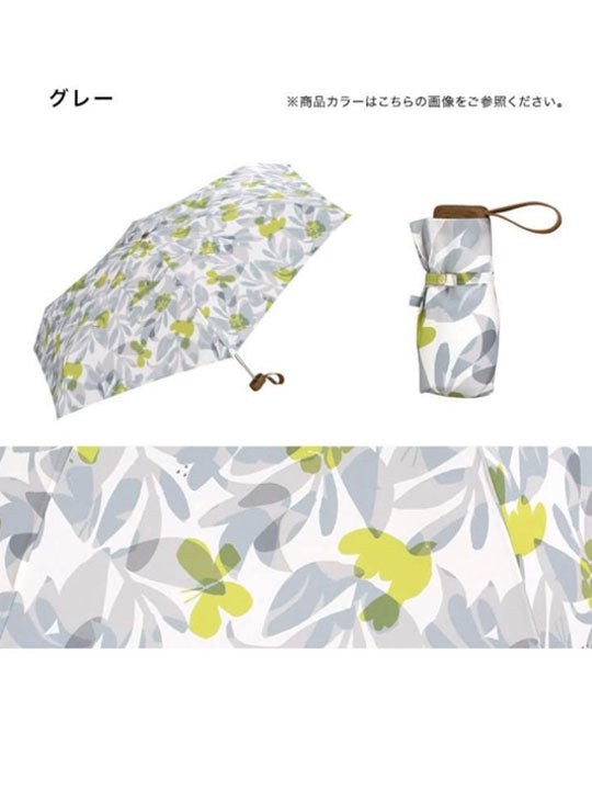 Wpc MINI Folding Umbrella - Botanical Garden Grey