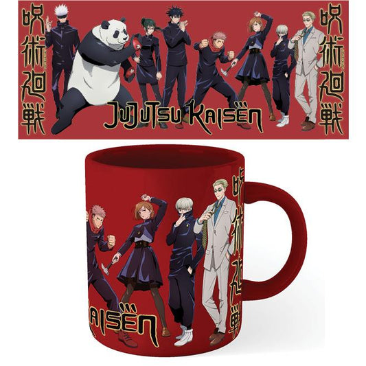 Jujutsu Kaisen Group Red Coloured Mug