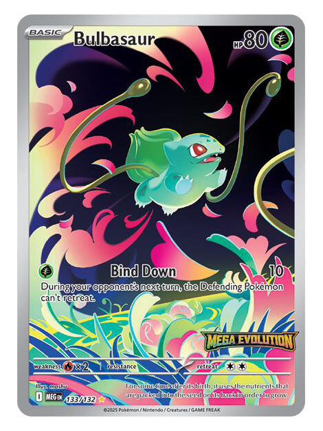 Bulbasaur 133/132 PROMO Pokemon TCG Mega Evolutions Sealed