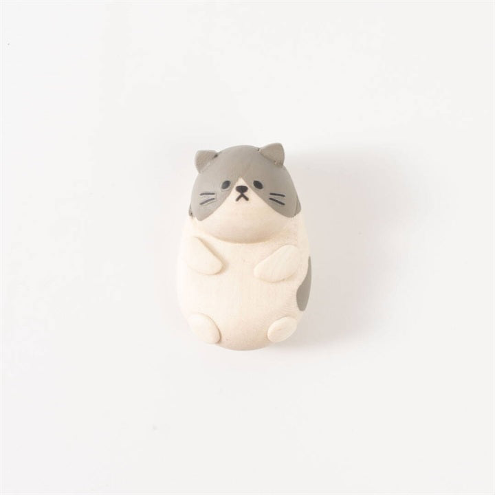 Cat Chopstick Rest - White Grey
