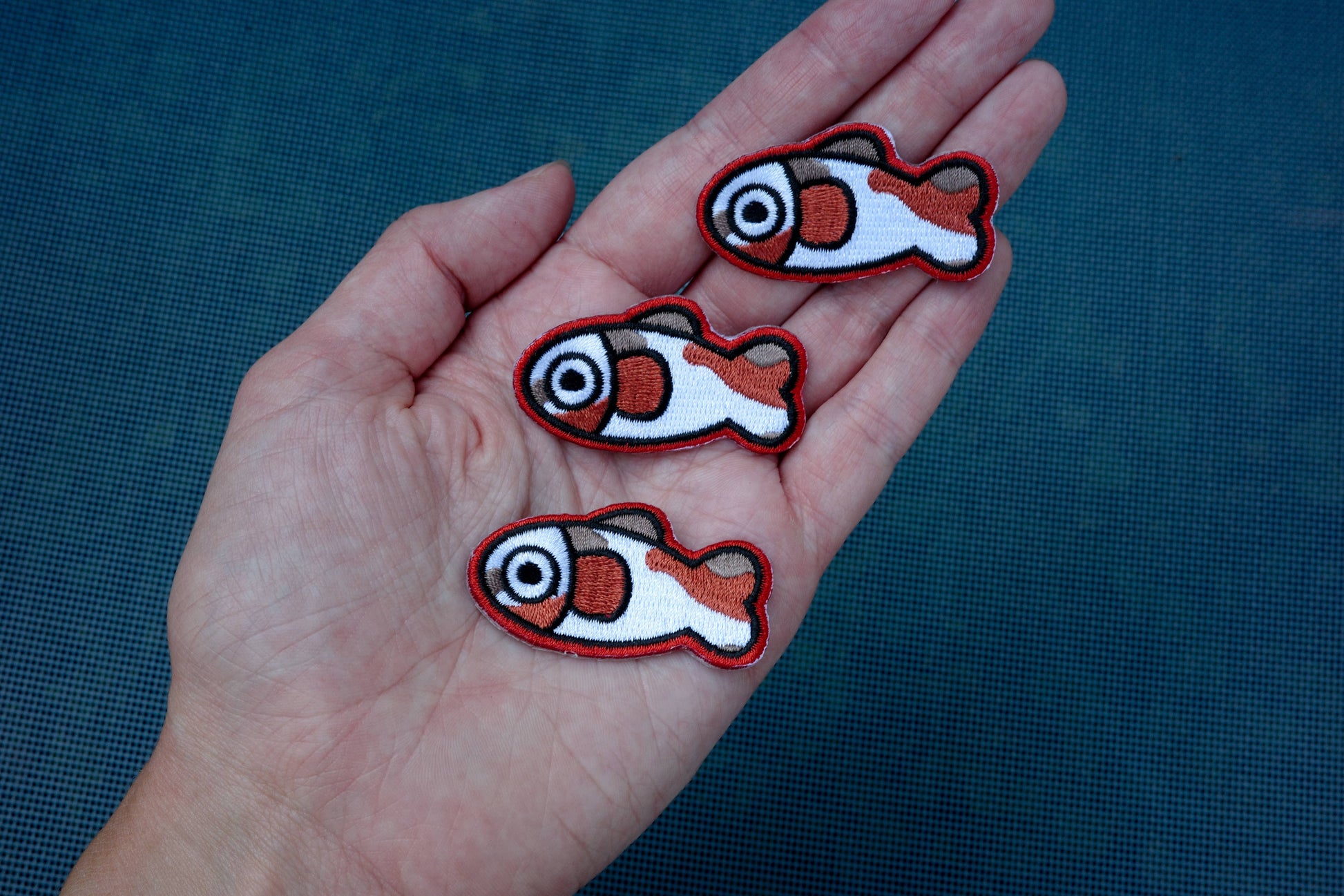 Koi Fish Patch detail view 5