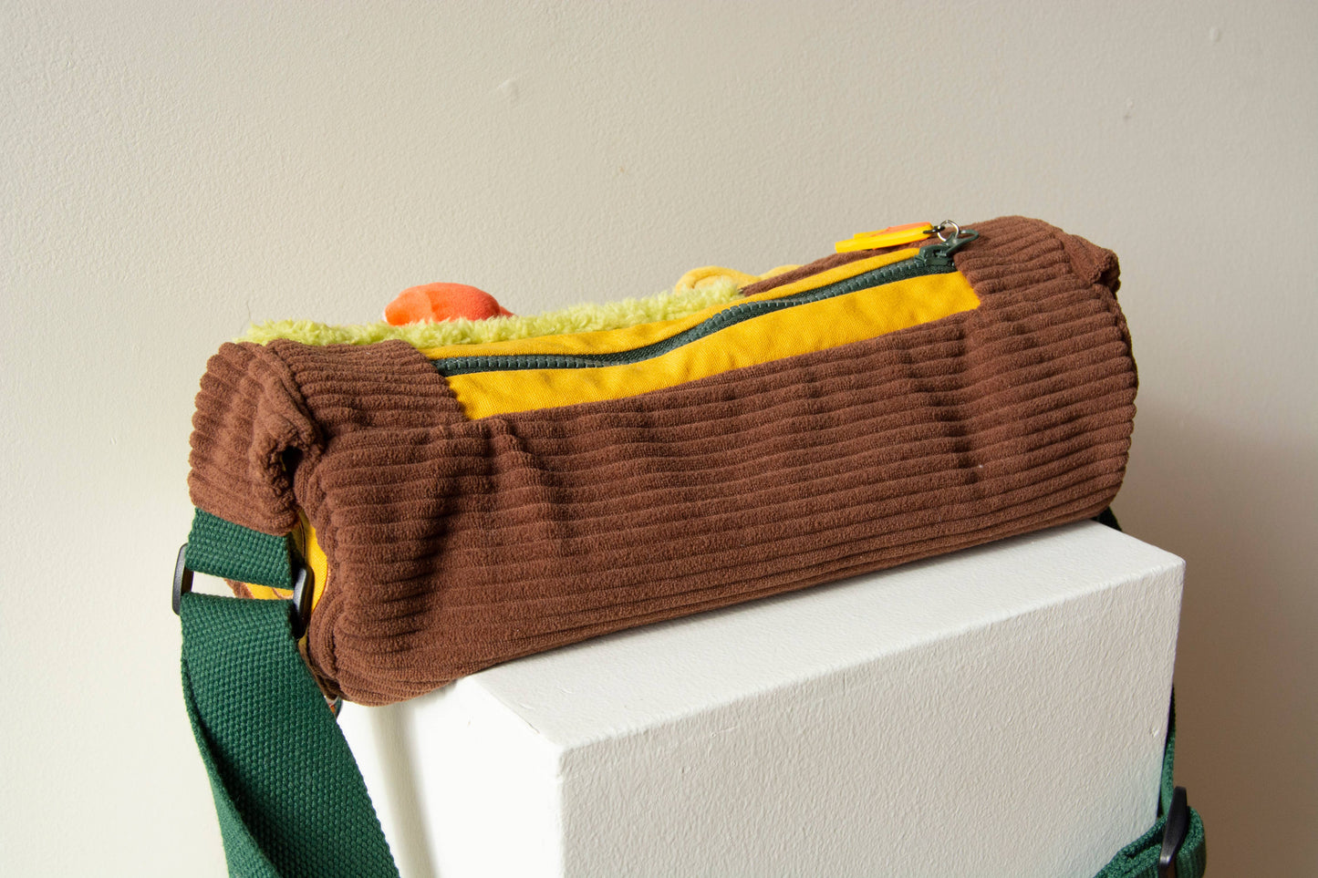 Corduroy Log Bag