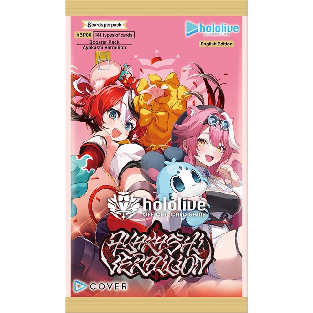 hololive Official Card Game Ayakashi Vermilion English booster pack