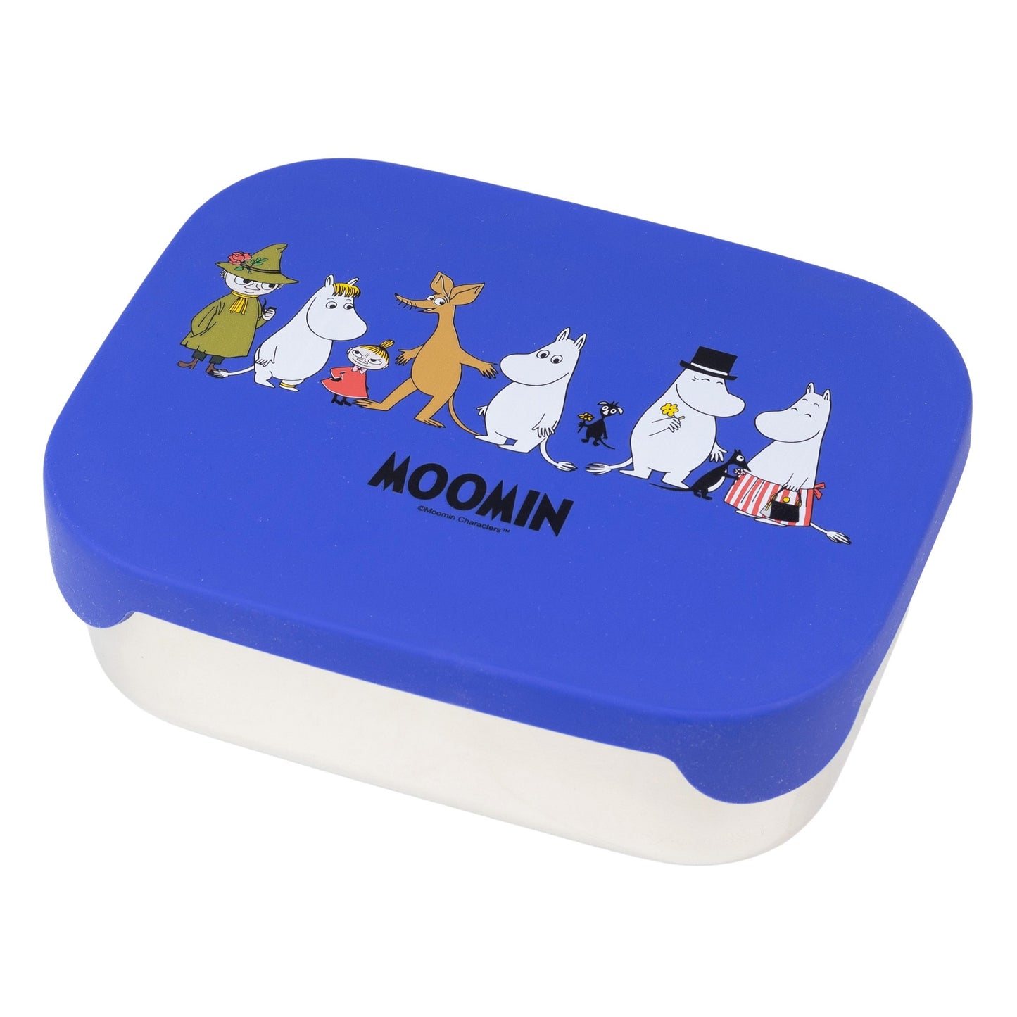 Moomin Family Tin Lunch Box – Blue