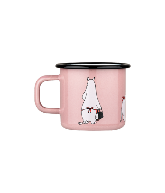 Moominmamma Pink Enamel Mug 370ml - view 3