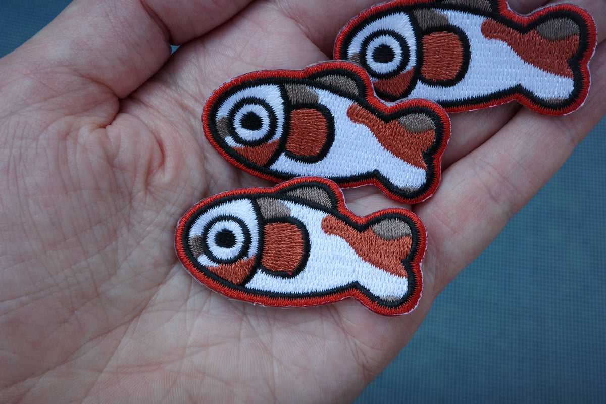 Koi Fish Patch detail view 3