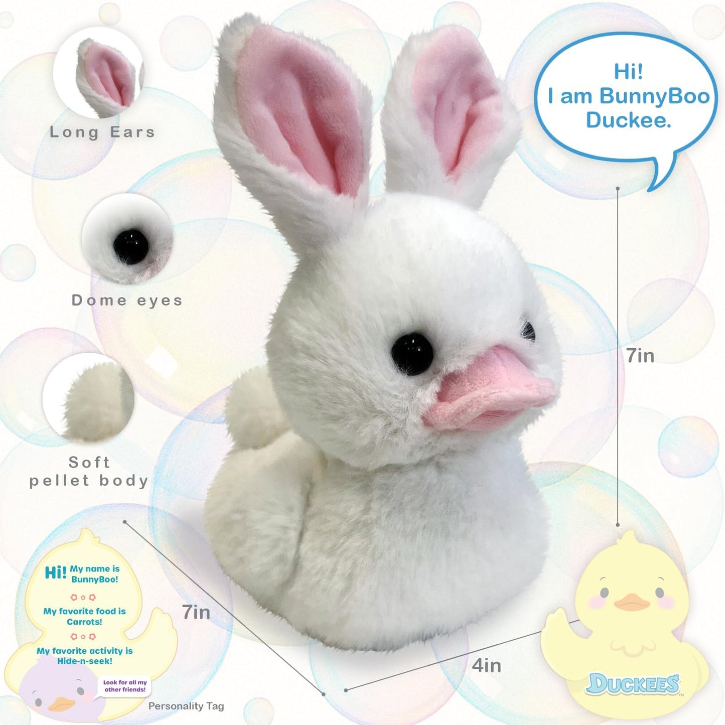 BunnyBoo Duckee Plush 18 cm