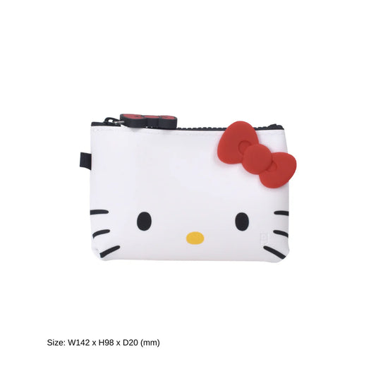 Hello Kitty White Zipper Pouch