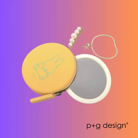 Miffy Yellow Round Pouch