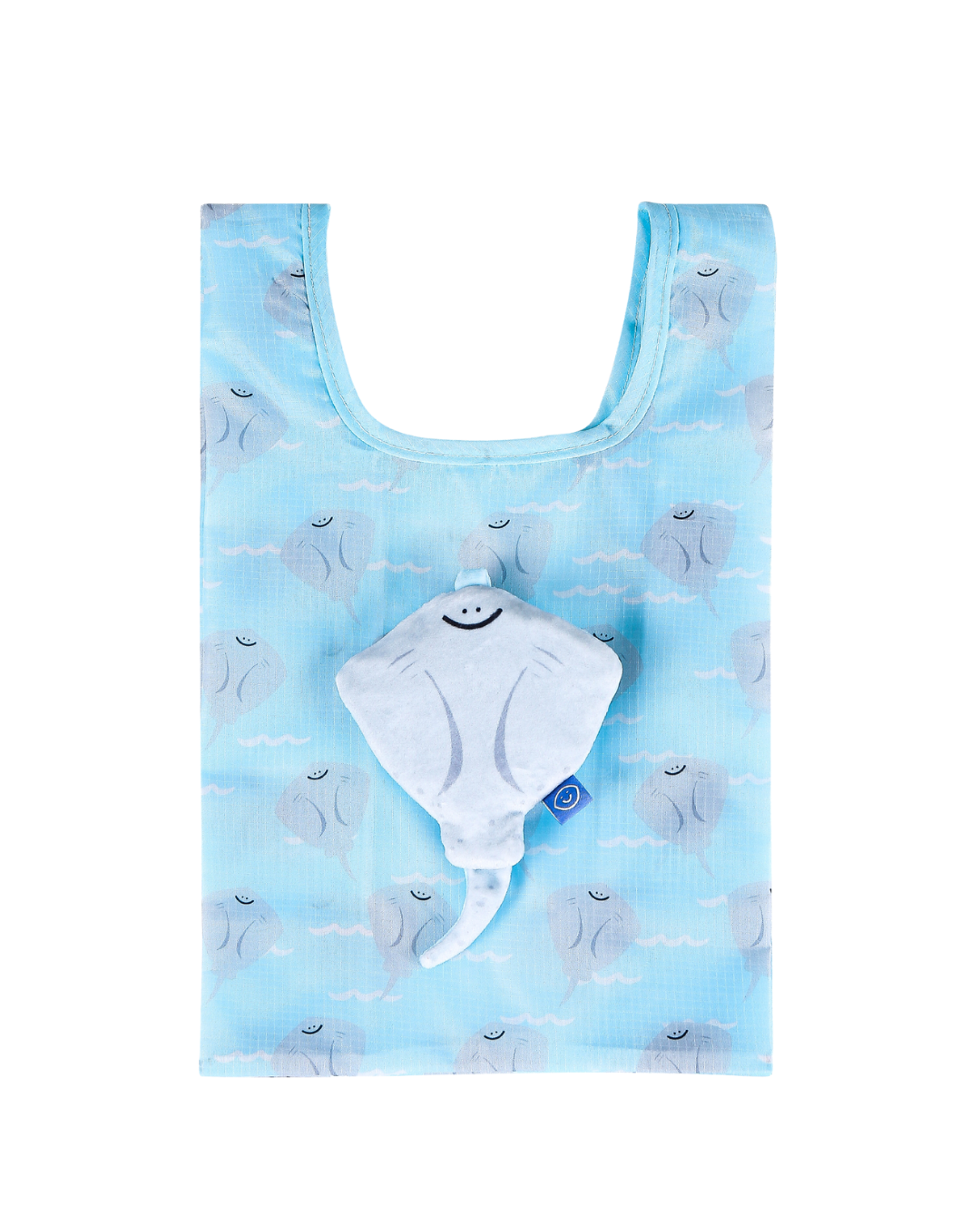 Stingray Plushie Medium Reusable Bag