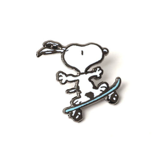 Snoopy Skateboard Beach Pin