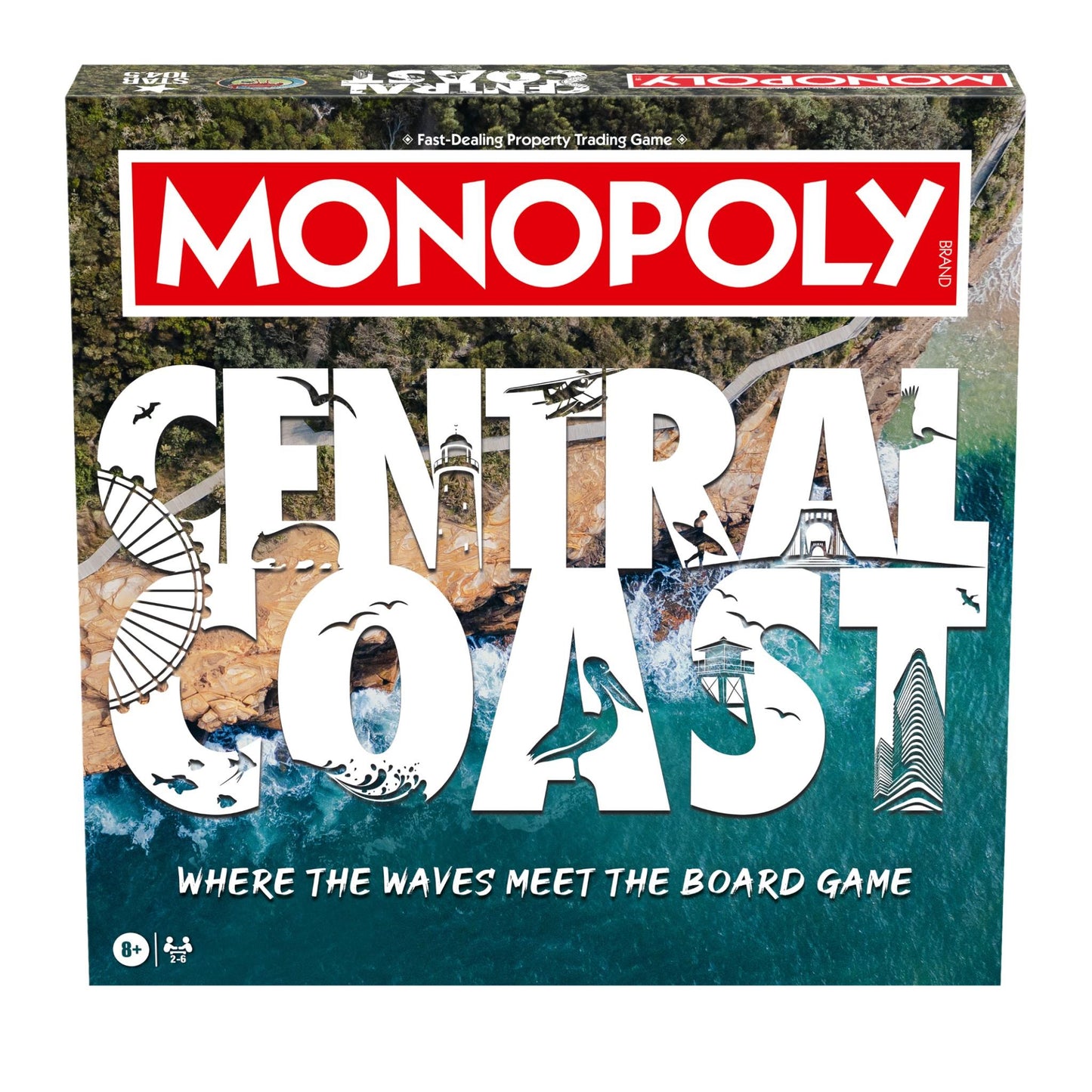Central Coast Monopoly Board Game