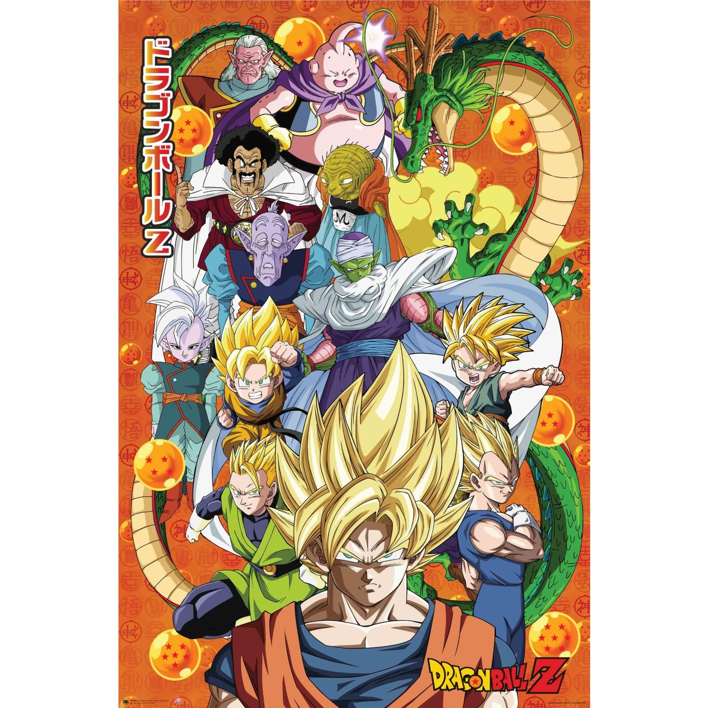 Dragon Ball Z Characters Poster