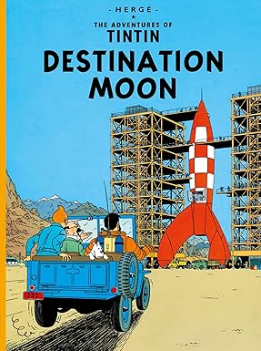 English Album #16 Tintin Destination Moon