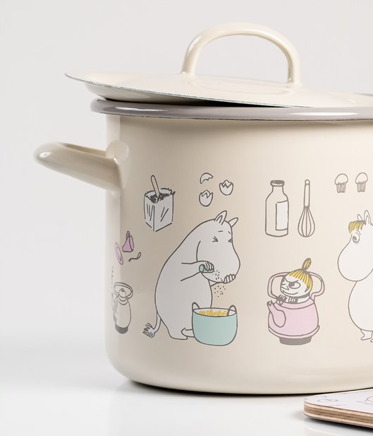 Moomin Bon Appétit Enamel Pot with Lid 2.5L - view 4