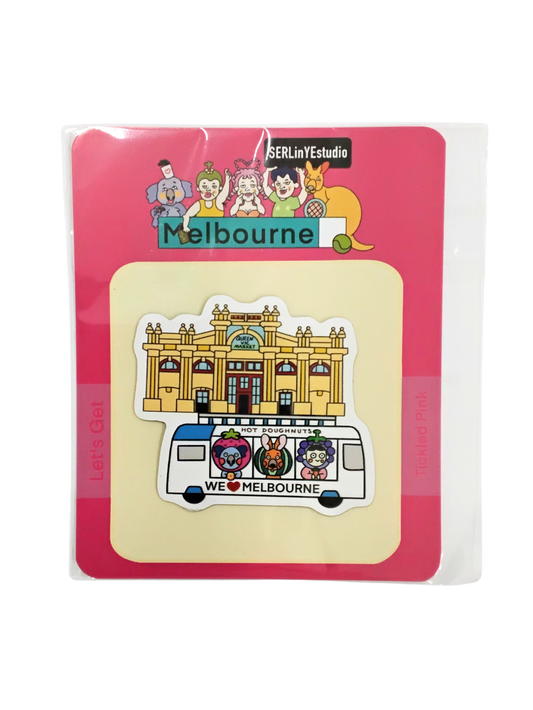 Melbourne Magnet – We ♥ Melbourne (Queen Vic Market)