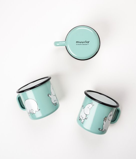 Moomintroll Mint Enamel Mug 370ml - view 4