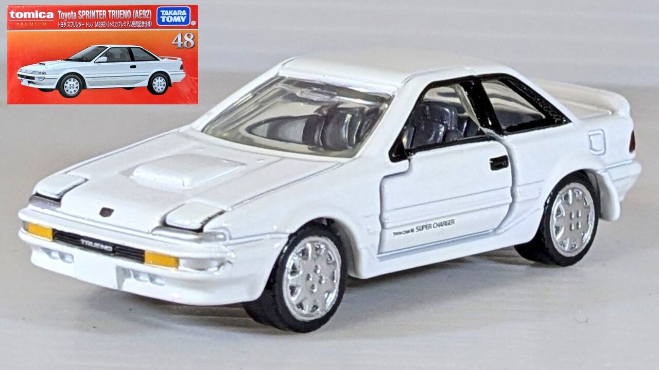 Tomica Premium No. 48 Toyota Sprinter Trueno (AE92)