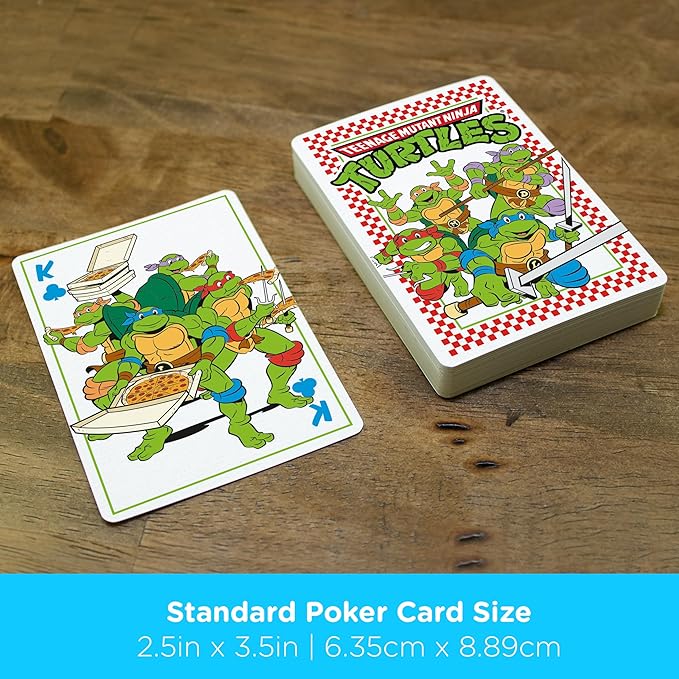 Playing cards-Teenage Mutant Ninja Turtles Pizza