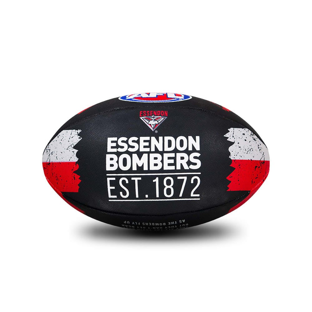 Essendon Bombers Sherrin Song Football Size 2
