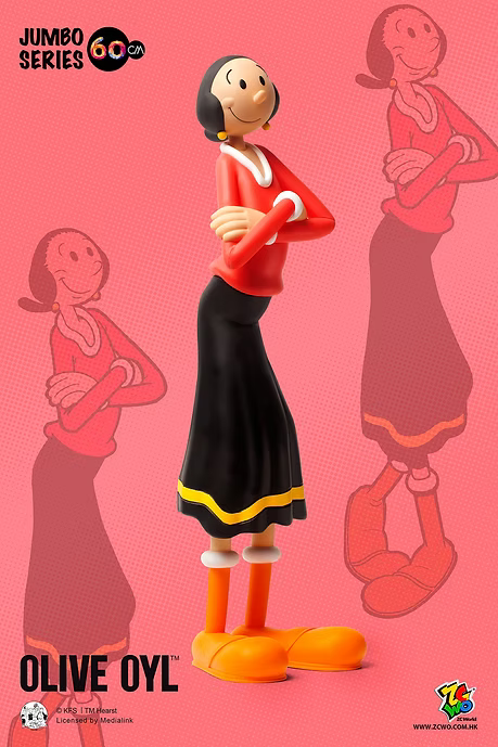 Olive Oyl Popeye 90th Anniversary Vinyl Figure 62cm