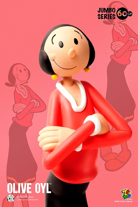 Olive Oyl Popeye 90th Anniversary Vinyl Figure 62cm