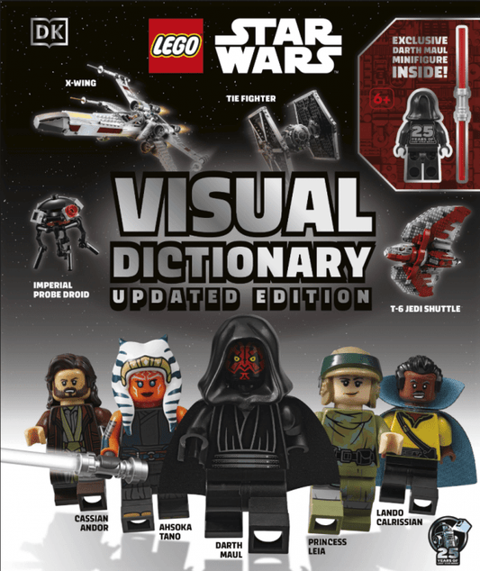 LEGO Star Wars Visual Dictionary Updated Edition With Exclusive Darth Maul Figure Inside