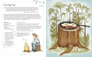 Once Upon a Cookbook fried egg feast illustrated recipe spread