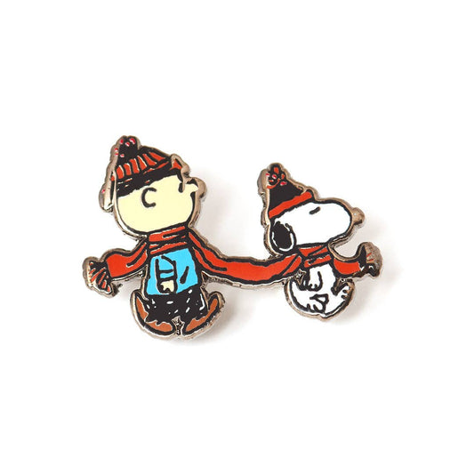 Snoopy & Charlie Scarf Pin