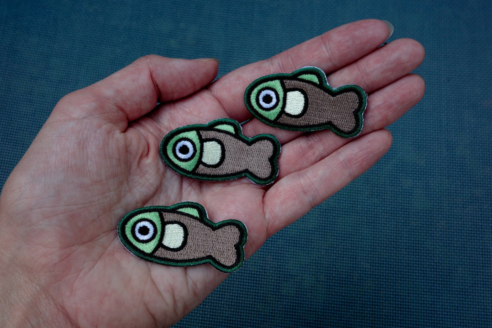 Woodsy Fish Patch detail view 3