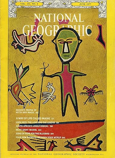 Vintage National Geographic Magazine June 1977