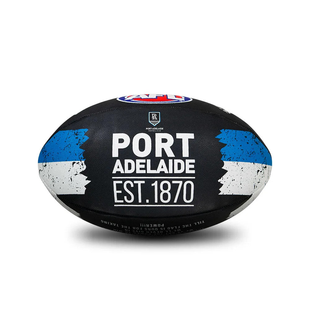 Port Adelaide Power Sherrin Song Football Size 2