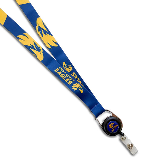 West Coast Eagles Retractable Lanyard