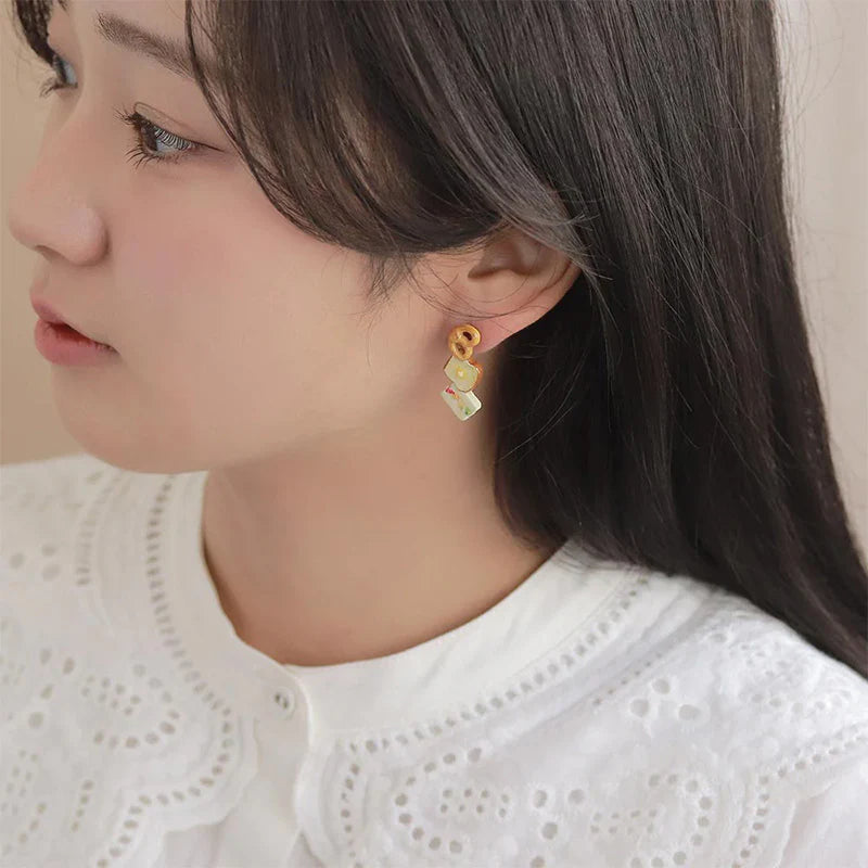 Ayatorie Bread Assortment Mismatced Earrings