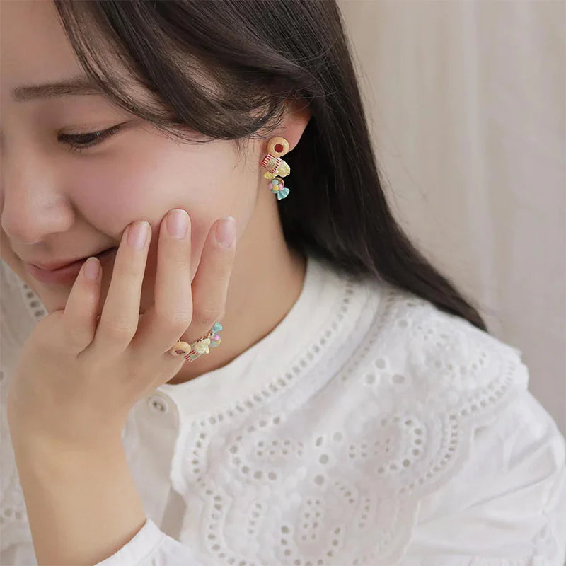 Ayatorie Snack Time Mismatched Earrings
