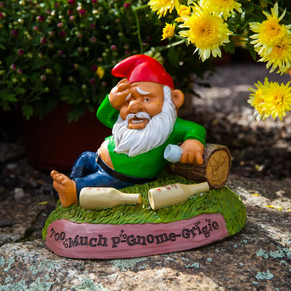 Hungover Garden Gnome