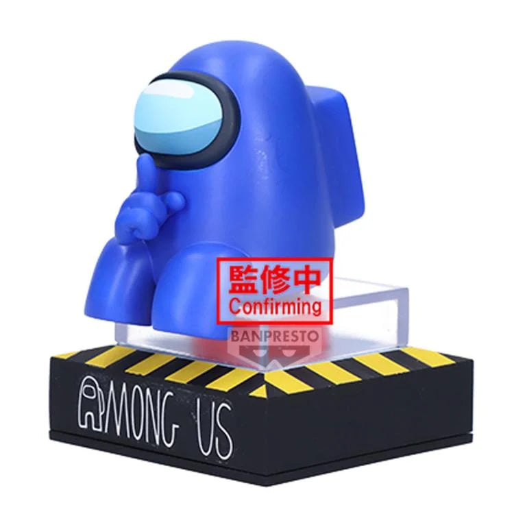 Among Us Blue Monitor Top Figure 10cm