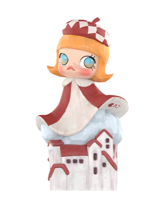MOLLY Scenery Along the Way – Red Roofed Cottage Figure 10cm