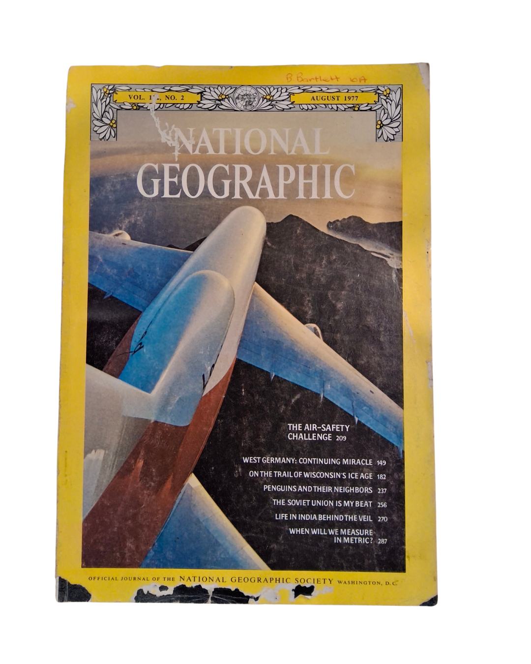 National Geographic Magazine –  august 1977 Vol. 152 No. 2